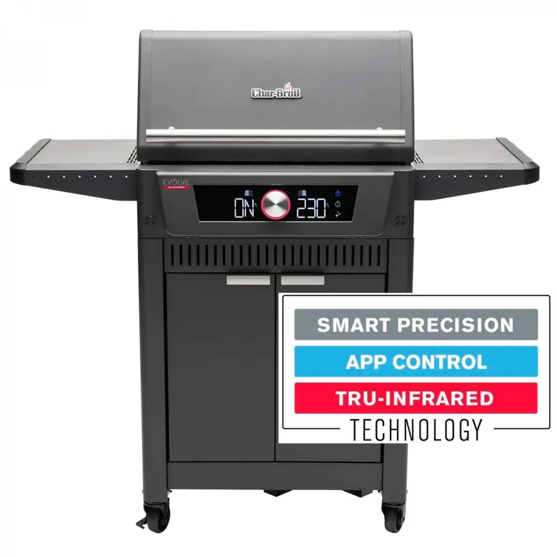 Gratar pe gaz Char-Broil Evolve, display, grile din fonta, TRU-Infrared 140991 Nu rata