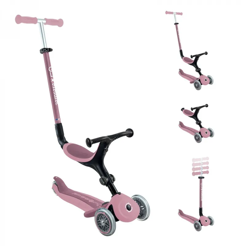 Trotineta globber go-up 4 in 1 active ecologic roz pal Reducere specială