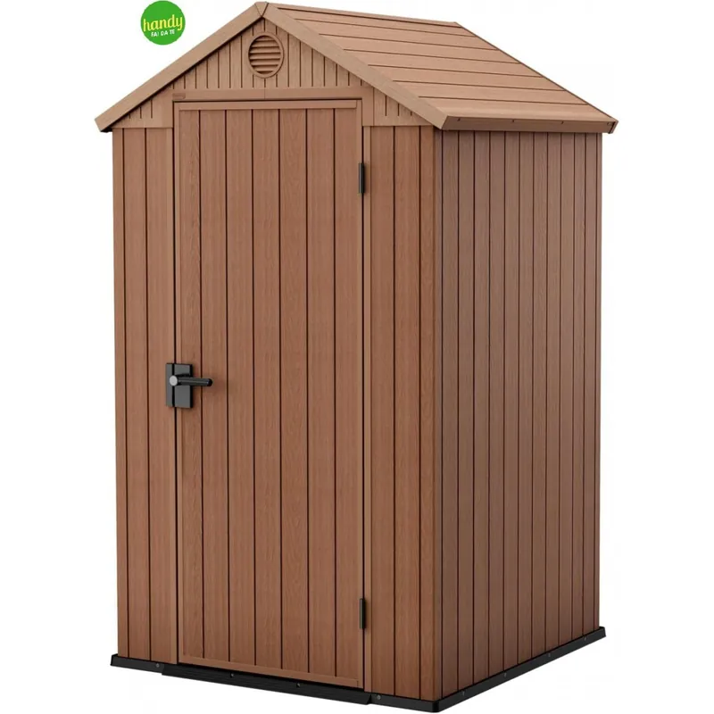 Magazia de grădină din plastic Keter Darwin 4x4,118cm x 117cm, cod 259006, maro Ofertă limitată