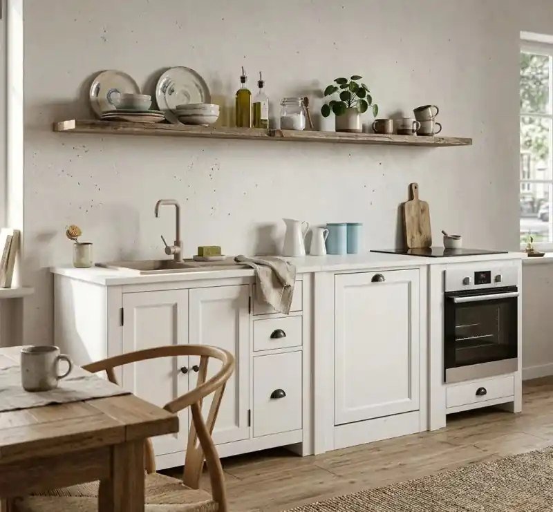 Cumpărături sigure Set Bucatarie Nordic White