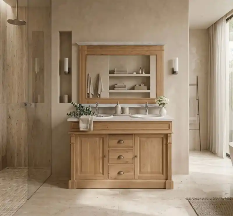 Preț redus Set Mobilier Baie Directoire din Stejar