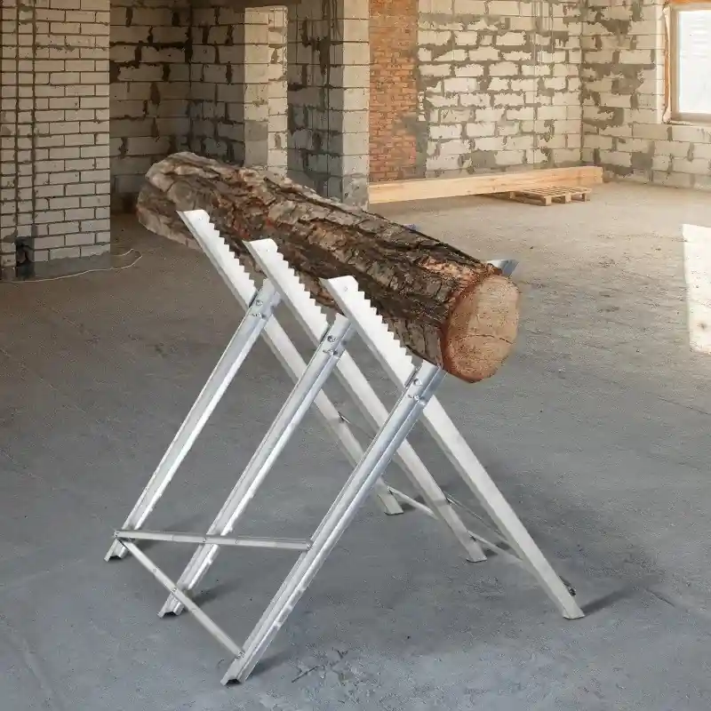 Capră pliabilă pentru tăiere lemne 83 x 83 x 79 cm Mai ieftin