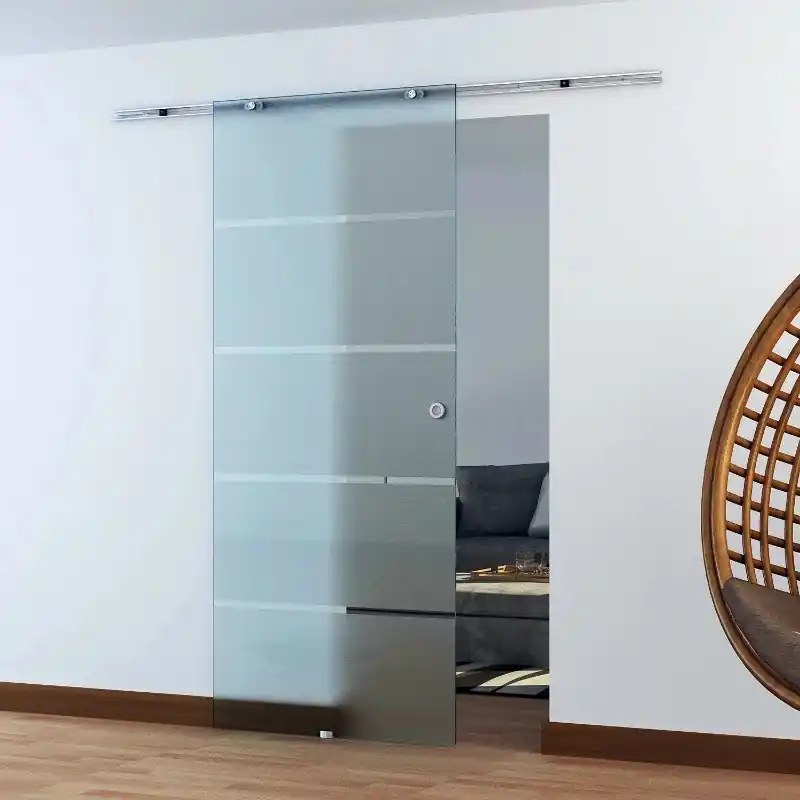 Ușă glisantă din sticlă 90 x 205 cm Reduceri
