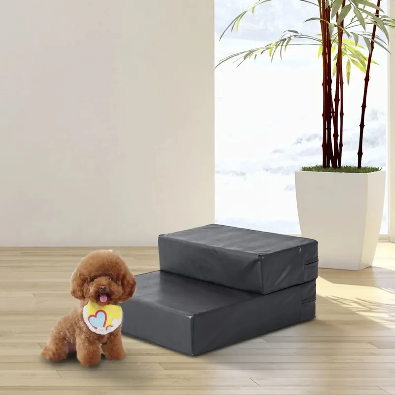 Nu rata Scară pliabilă pentru animale de companie cu două trepte 45 x 39 x 20 cm